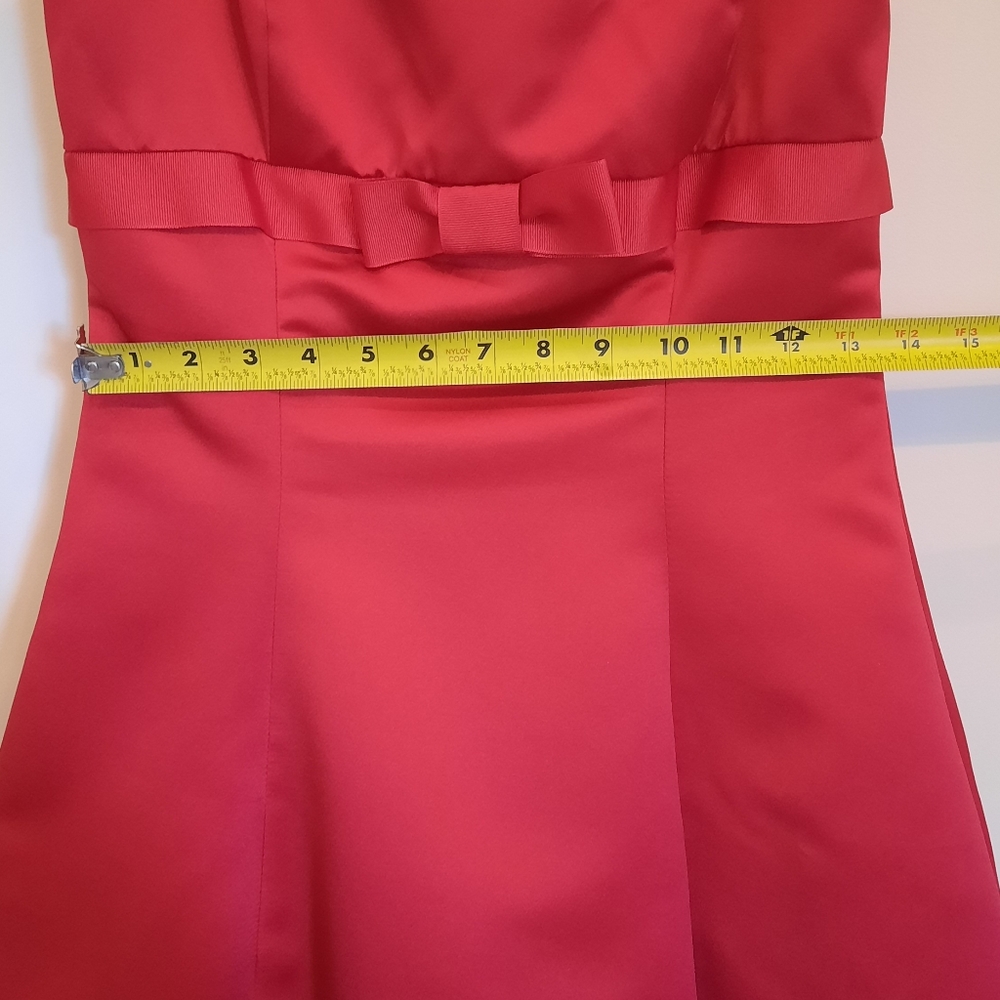 Davids Bridal Red Formal Holiday Party Dress - Picture 3 of 7
